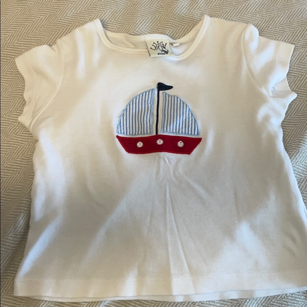 Cute Sailboat Baby tee